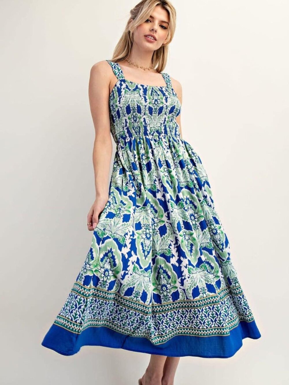 EESOME COLORFUL MAXI DRESS NEW S AND L